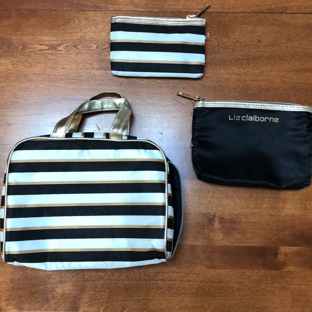 Set of THREE Cosmetic Bags